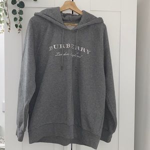 Burberry UNISEX embroidery size L hoodie *BRAND NEW never worn*